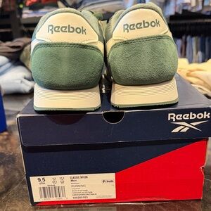 Reebok Green Classic Nylon Sneakers